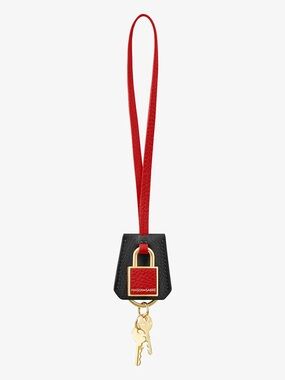 The SABRÉMOJI Padlock Charm by Maison de Sabré – Rouge Noir | NWT